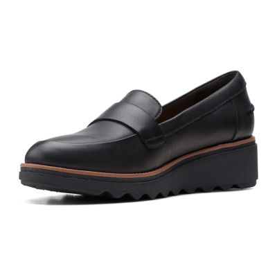 Clarks Sharon Gracie Womens Round Closed Toe Loafers