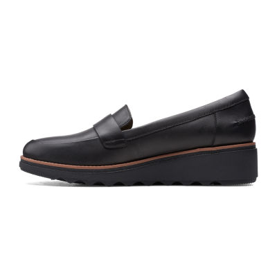 Clarks Sharon Gracie Womens Round Closed Toe Loafers