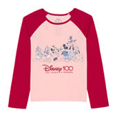 Disney T-Shirt Lilo and Stitch for Girl Jersey Long Sleeves Cotton 6230  Cream : : Fashion