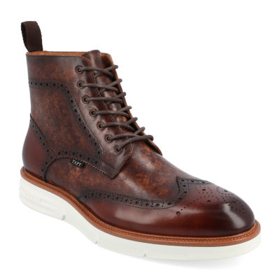 Mens flat heel on sale boots