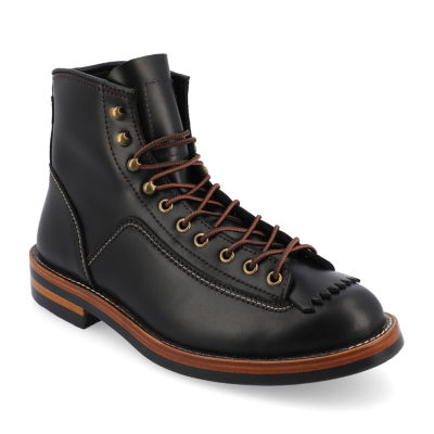 Taft 365 Mens M007 Stacked Heel Lace-Up Boots