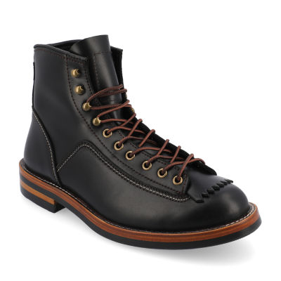 Mens stacked store heel