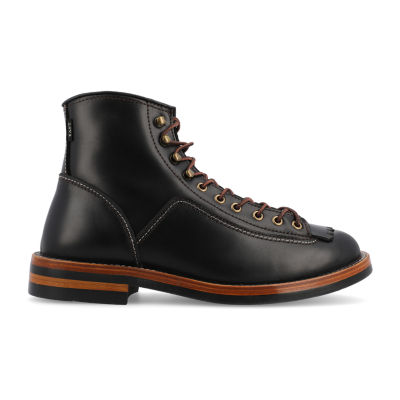 Taft 365 Mens M007 Stacked Heel Lace-Up Boots