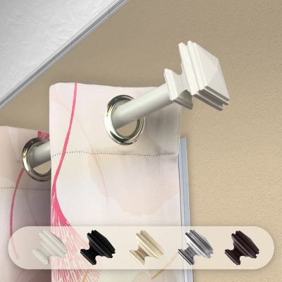 Rod Desyne Bedpost 1 IN Adjustable Curtain Rod