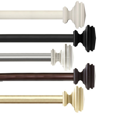 Rod Desyne Bedpost 1 IN Adjustable Curtain Rod