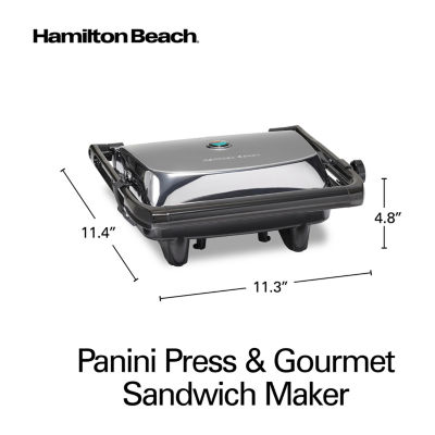 Hamilton Beach® Panini Press Gourmet Sandwich Maker