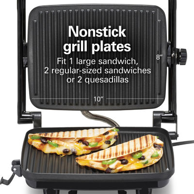 Hamilton Beach® Panini Press Gourmet Sandwich Maker