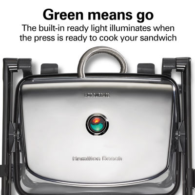 Hamilton Beach® Panini Press Gourmet Sandwich Maker