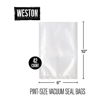 100 Pint Size 6 inch x 10 inch Vacuum Seal Bags for Food Saver Sealers - Small Portion Size Great for Sous Vide Cooking | Avid Armor
