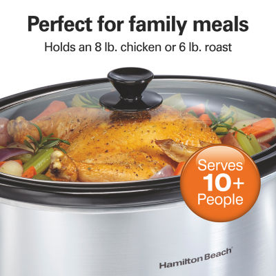 Hamilton Beach® 8 Qt Stainless Steel Slow Cooker