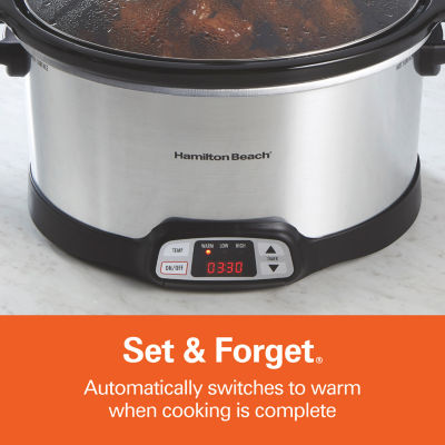 Hamilton Beach® 8 Qt Stainless Steel Slow Cooker