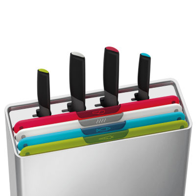 Joseph Joseph Folio Icon Plus 8pc. Cutting Board and Knife Block Set