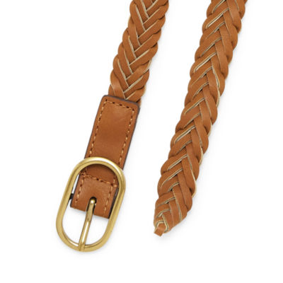 a.n.a Braided Skinny Womens Belt