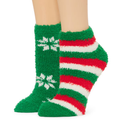 Mixit Cozy Womens 2 Pair Low Cut Socks