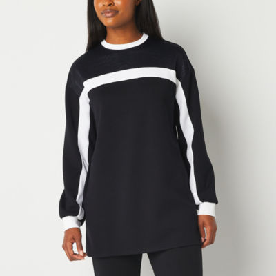 Crew Neck Tunic Top