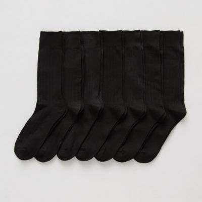 Van Heusen Mens 7 Pair Crew Socks