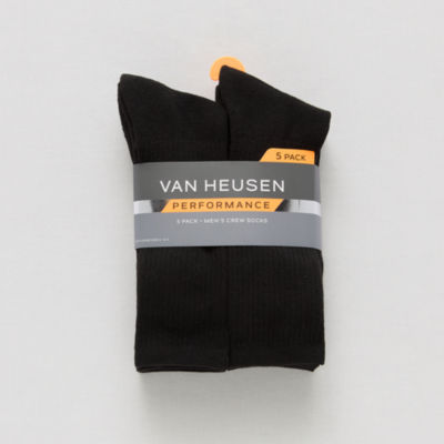 Van Heusen Athletic 6 Pair Crew Socks Mens