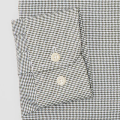 Stafford Coolmax Mens Regular Fit Stretch Fabric Wrinkle Free Long Sleeve Dress Shirt