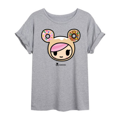 Juniors Tokidoki Tee Womens Crew Neck Short Sleeve Graphic T-Shirt