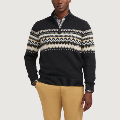 Izod fair isle sweater best sale