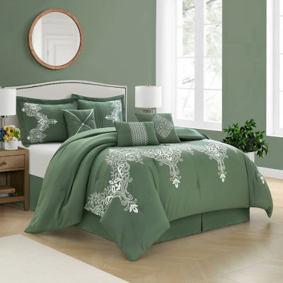 Stratford Park Vania 7pc Midweight Comforter Set