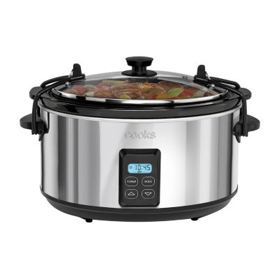 Cooks 5 Quart Programmable Latch and Travel Slow Cooker