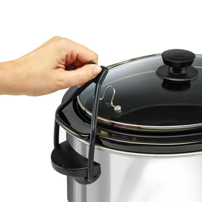 Cooks 5 Quart Programmable Latch and Travel Slow Cooker