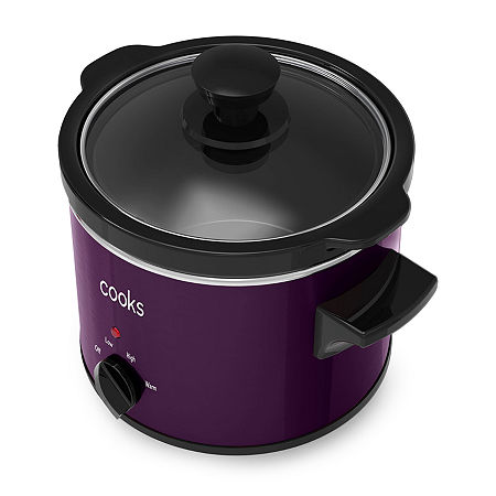 Cooks 1.5-Quart Slow Cooker, One Size, Purple