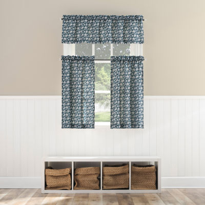 No 918 Mistral Floral Rod Pocket Tailored Valance