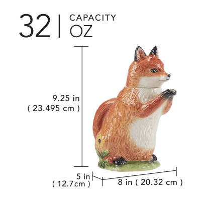 Certified International Woodland Critters 3D Teapot