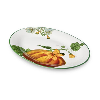Certified International Harvest Fields Ceramic Serving Platter