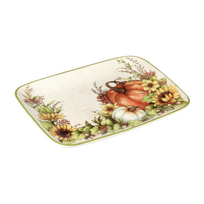 Certified International Autumn Breeze Serving Platter