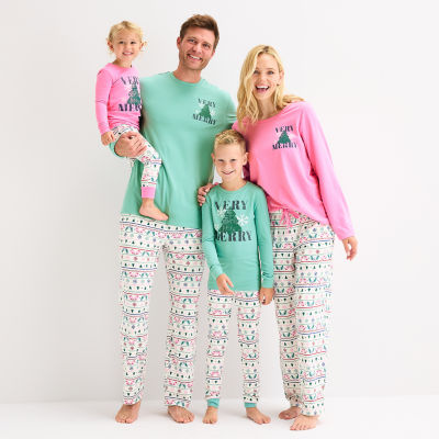 Very Merry Fairisle Matching Family Pajamas