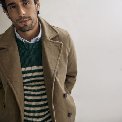 Dockers Mens Midweight Peacoat