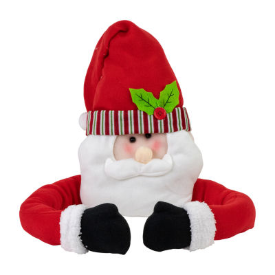 Northlight 27" Plush Santa Claus Unlit Christmas Tree Topper