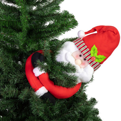 Northlight 27" Plush Santa Claus Unlit Christmas Tree Topper