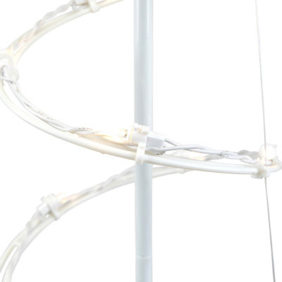 Northlight Set Of 3 Led Warm White Outdoor Spiral Cone Trees Christmas Yard Art