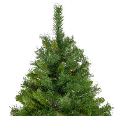 Northlight Chatham Artificial  Multi-Color Lights 7 1/2 Foot Pre-Lit Pine Christmas Tree