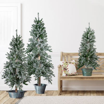 Northlight Set Of 3 Artificial Unlit 5 Foot Pine Christmas Tree