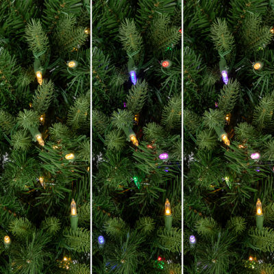 Northlight Frasier Fir Slim 7 1/2 Foot Pre-Lit Fir Christmas Tree