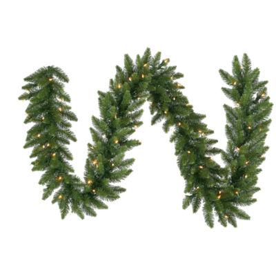 Vickerman 9' Camdon Fir Christmas Garland with 50Clear Lights