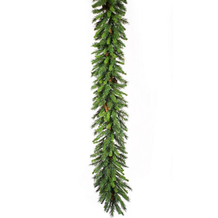 Vickerman 9' Cheyenne Christmas Garland Unlit, One Size, Green