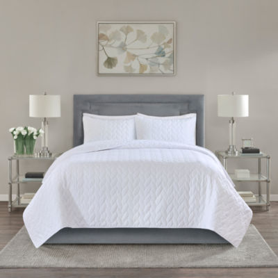 Madison Park Addie Antimicrobial 3-pc. Coverlet Set
