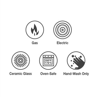 Tramontina Hard Anodized 10-pc. Cookware Set