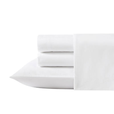 Laura Ashley T400 Solid 400tc Sheet Set USHSA01235161, Color: White ...