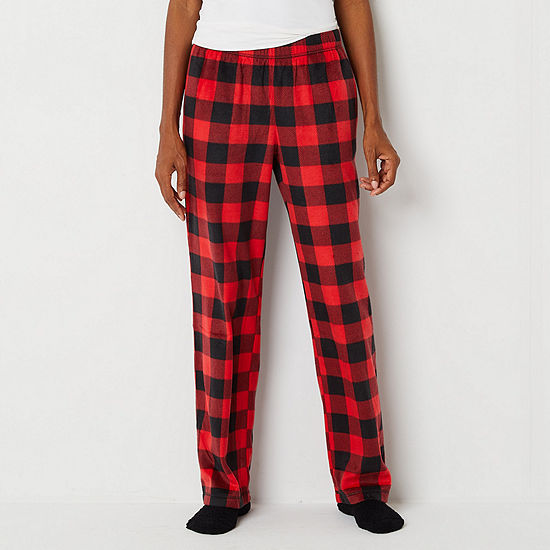 Sleep Chic Womens Fleece Pajama Pants with Sock