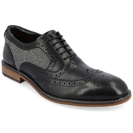 Thomas And Vine Mens Alister Oxford Shoes, 13 Medium, Black