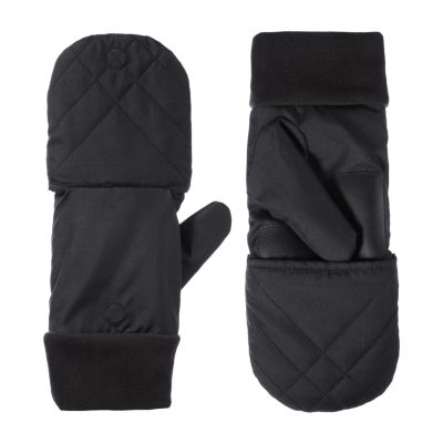 Isotoner Midweight Flip Top Smartdri 1 Pair Cold Weather Gloves