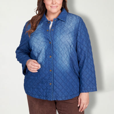 Alfred Dunner Autumn Weekend Lightweight Quilted Jacket-Plus