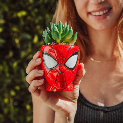 Marvel Spider-Man Head Mini Ceramic Planter